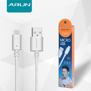 Cáp sạc cổng Micro USB Arun 1m2 SS-E12MU (Trắng)